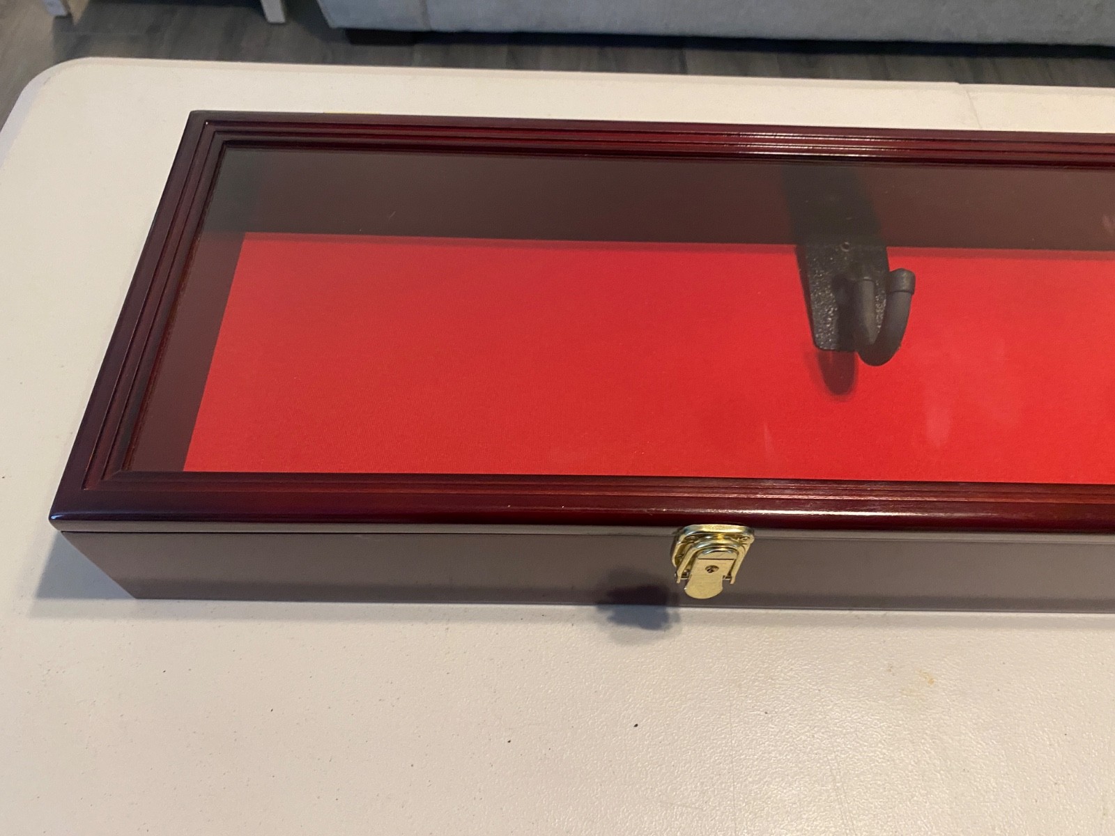 Display Case for Gun or Sword Cherry Wood