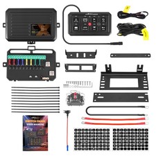Quadro Touch 8 velocità RGB LED Universale Camper Camper Van 12-24V 720W 12V