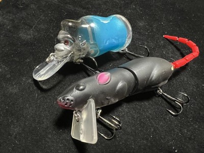 Topwater Köderset, ohne Marke, Gong-Style, Spro Rat-Style, Barschangeln, neu