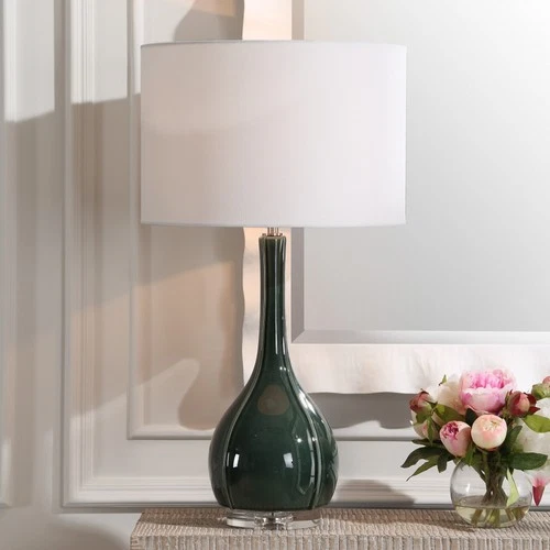 Uttermost 30395-1 Essex 28" Tall Buffet Table Lamp - Essex Green - Picture 5 of 5