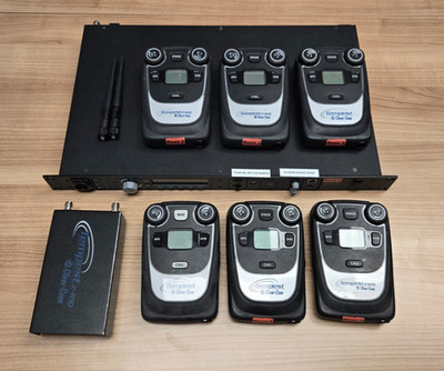 Clear-Com CM-244 Tempest 2.4 GHz 4-Channel   5 Station Wireless Intercom System