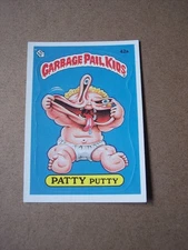 1985 Garbage Pail Kids Series 2 Patty Putty 42a Spaz * GPK OS2 EX-NM
