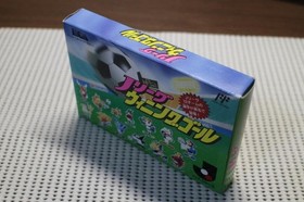 Famicom J LEAGUE WINNING GOAL Cartridge w/ Box Manual HVC-W3 Used