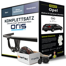 Anhängerkupplung ORIS starr für OPEL Astra H Caravan (Kombi) +E-Satz Kit NEU AHK