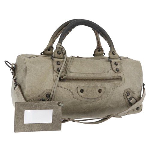 Balenciaga The Twiggy Handtasche Leder 2-Wege elfenbein 128523 authentisch 175506 - Bild 1 von 24