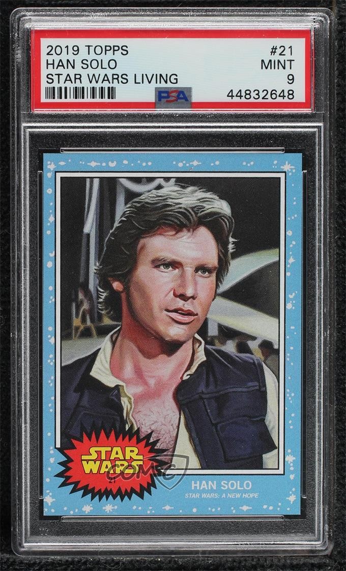 2019 Topps Star Wars Living Set /2376 Han Solo #21 PSA 9 MINT 07qw