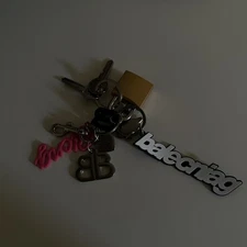 Balenciaga Kit Charm/Keychain In Multicolor