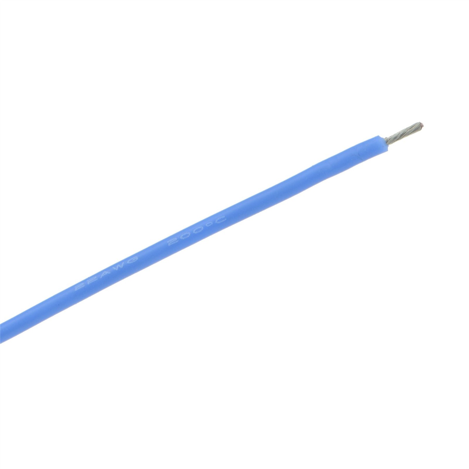 Blue Silicone Lead Wire Cable 30AWG 11/0.08mm (2m length)