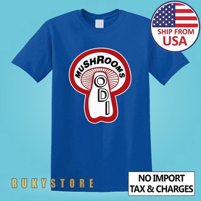 Mushrooms Grips BMX ODI Cycling Team Men's Blue Size S-5XL