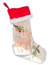 Pottery Barn Kids Woodland Christmas Stocking-Fawn