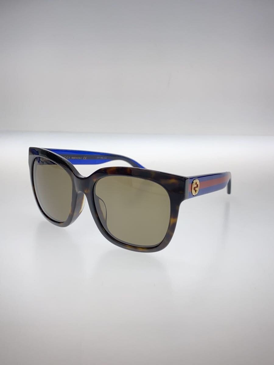 GUCCI Alessandro Michele Square Sunglasses Wellington Plastic BRW BRW Mens GG003 thumbnail 2