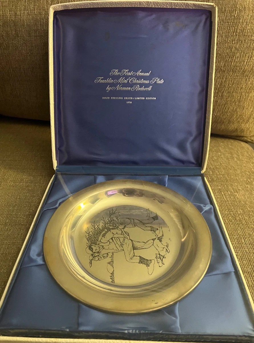 フランクリンミントSV925 Norman Rockwell 1970 限定品 Norman Rockwell Silver In other Norman Rockwell Collectibles for