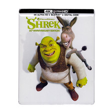 Shrek 4K UHD Blu-ray BONUS DISC Limited 20th Anniversary OOP Steelbook 2001