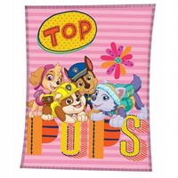 Paw Patrol Kuscheldecke Fleecedecke Skye Marshall Everest Ca. 110 X 140 Cm Rosa