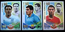Topps Match Attax WM 2010 WORLD STARS - 3 CLUB 100 Terry+Casillas+Ronaldo Gold