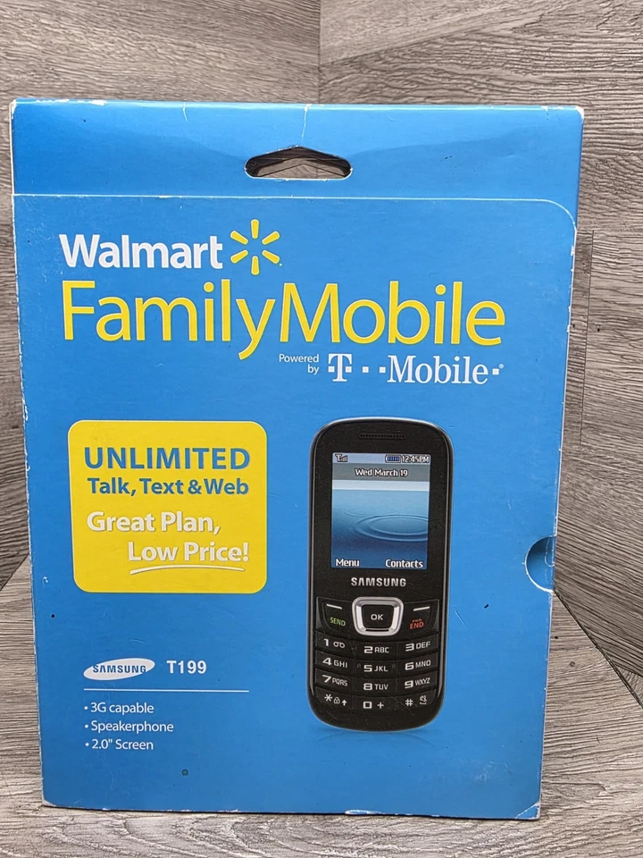 T-Mobile Samsung SGH T199 Prepaid No contract 3G Cell Phone New Sealed!!! - Image 3 of 4