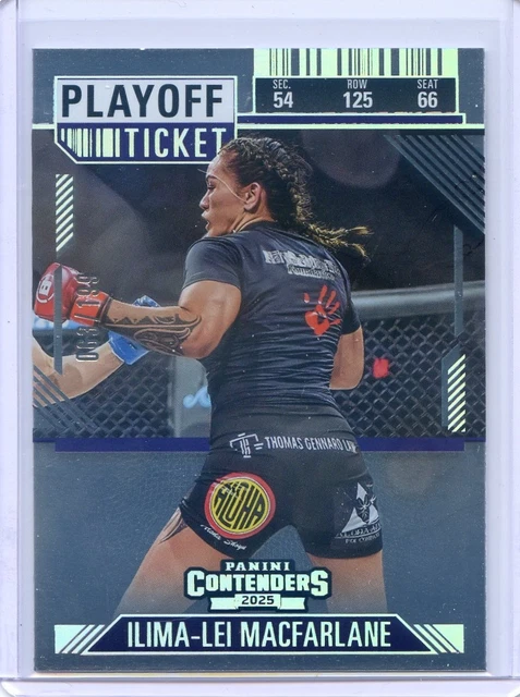 2025 Panini Contenders PFL Debut ILIMA-LEI MACFARLANE #85 PLAYOFF TICKET /199