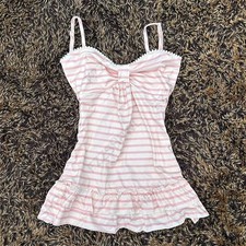 Womens Y2K Coquette Fairycore Cami Top Bow Lace Ruffle Aesthetic Tank S-XL