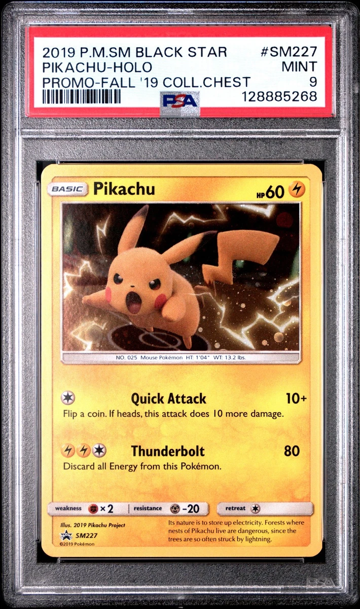 Pikachu Pokémon TCG Professional Sports Authenticator (PSA) Sun