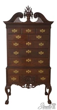 L65086EC: CENTURY Smithsonian Chippendale Mahogany Highboy Chest