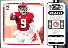 2023 Panini Chronicles Draft Picks Contenders College Ticket 24 Jordan Battle RC