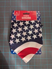 USA American Flag Patriotic Bandana Star Stripes Red Blue White New KEY720