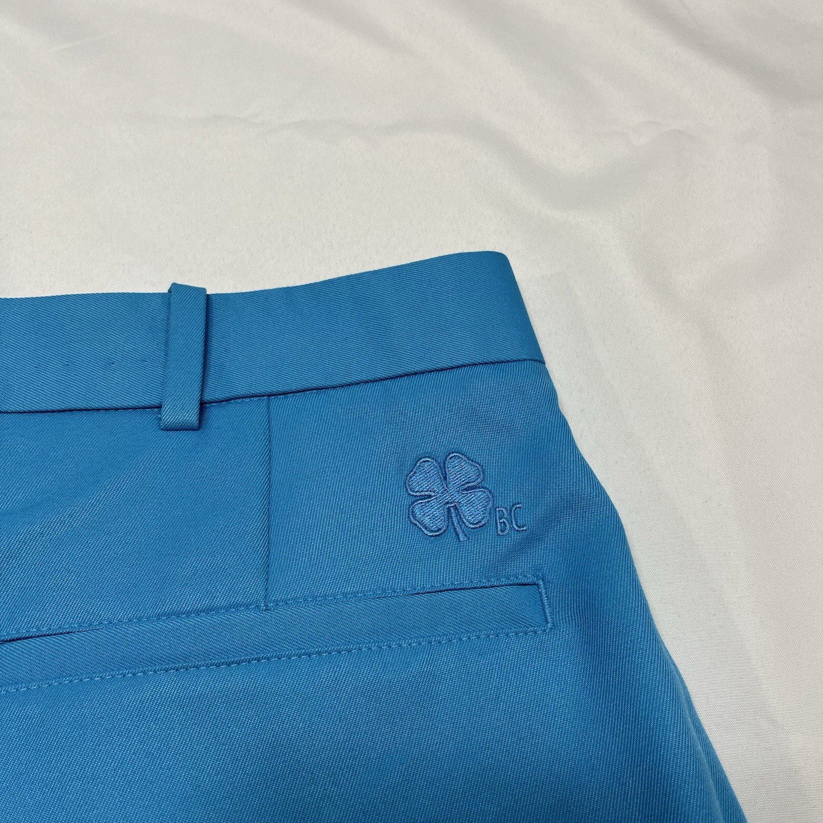 Black Clover Mens Blue Solid Polyester Flat Front… - image 9