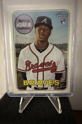2018 Topps Heritage High Number - Ronald Acuña Jr. #580 (RC)