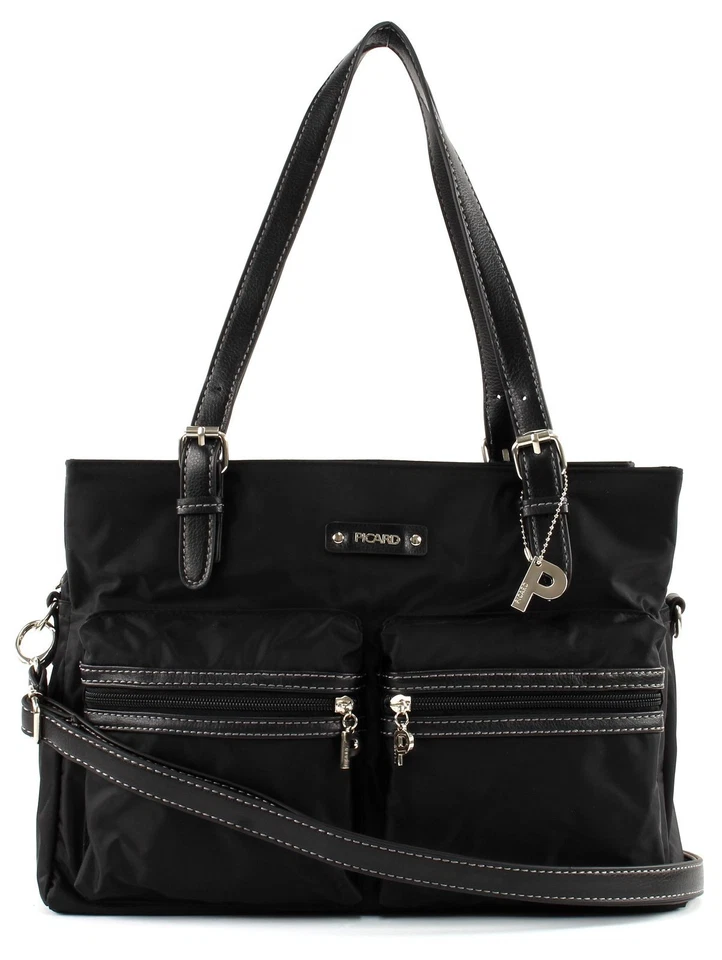 PICARD Sonja Shopper M Schultertasche Umhängetasche Shopper Tasche Black Neu - Bild 2 von 4