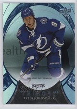 2015 Upper Deck Trilogy Career Stats Blue Rainbow Foil 342/395 Tyler Johnson g3b