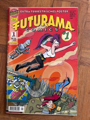 Futurama Comics Original Nr.  1 von 2001! - Guter Zustand/Deutsch! RAR!