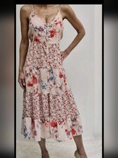 XHILARATION Floral Tiered Maxi