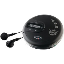 Portable CD Player with Anti-Skip Protection and Headphones