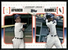 2010 Topps Legendary Lineage Luis Aparicio/Alexei Ramirez Chicago White Sox