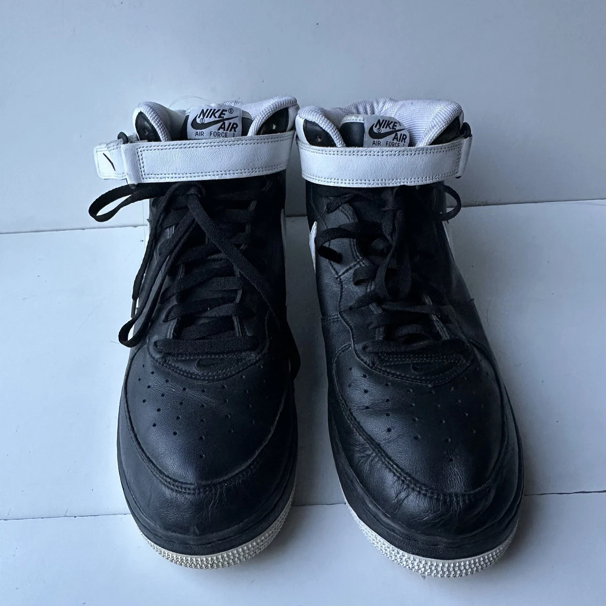 Nike Air Force 1 High Black White Strap Men’s Size 14 AF1 Sneakers 306352-014 OG Air Force 1 Mid - Nike - 306352 014 - black/white | Flight Club main image 2