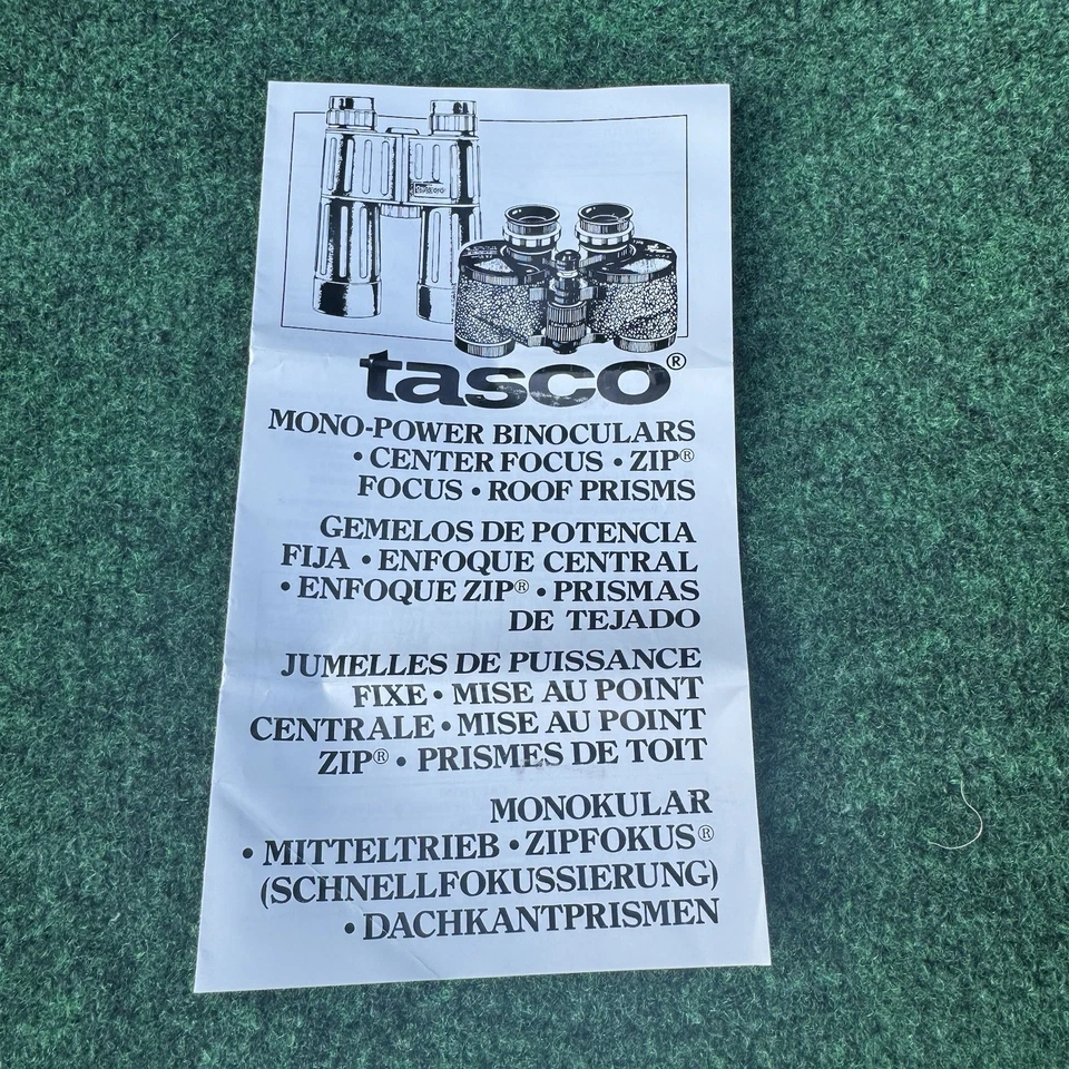 TASCO 8X40  Camo Binoculars w/Case Wide Angle - Image 4 of 4