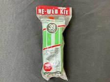 Vintage Wellington Re-Web Kit Lawn Chair Webbing 39 Ft. Green  White Sealed