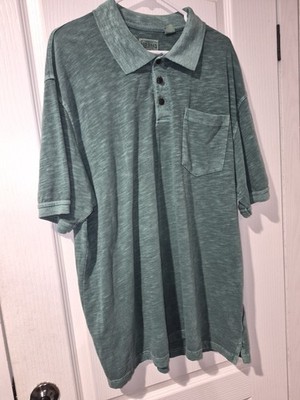 Mens Red Head Co. Polo Short Sleeve Shirt Size 2XL Green