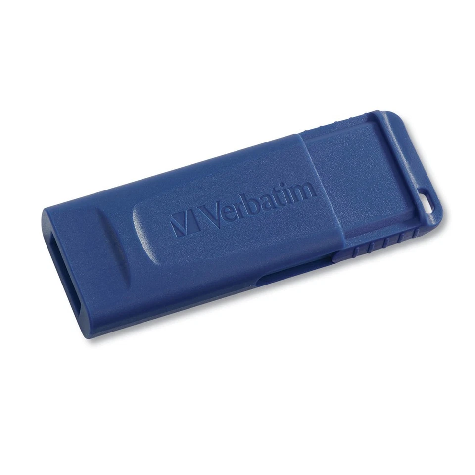 Verbatim 97087 4 GB Classic USB 2.0 Flash Drive - Blue New - Image 2 of 4