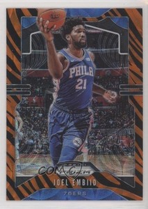 2019-20 Panini Prizm Choice Tiger Stripes Prizm Joel Embiid #199