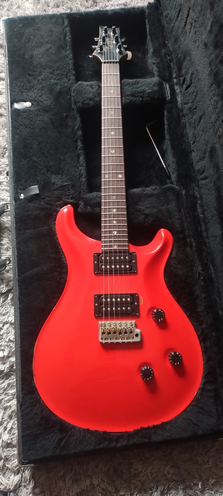 PRS CE24 1997 Scarlet Red Electric Guitar Very Good Condition with Hard Case