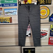 DSQUARED2 Grey Plaid Dress Pants Size 48 Made...