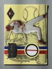 Scott Rolen 2001 Fleer Platinum National Patch Time Game Used Jersey Pinstripe
