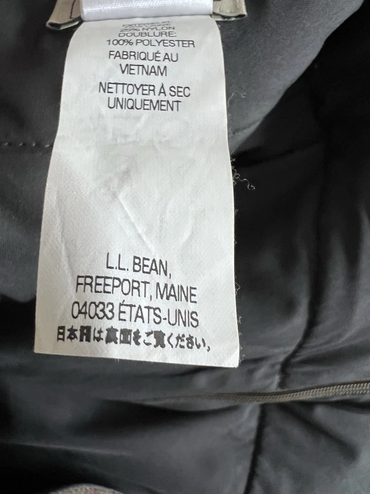 LL Bean 羊毛格子裙女式 10 紫色绿色侧开衩拉链 Y2K 复古复古 — 第 4/4 张图片