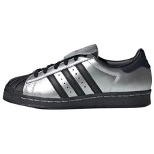 Adidas Superstar 82 'Silver Metallic/Core Black/Core Black' Sneakers - JH5669 MT