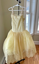 Ballet yellow child large dance costume NWOT