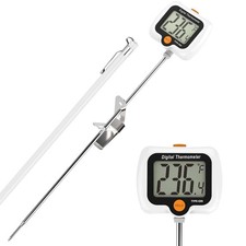 Candy Thermometer for Candy Making with Pot Clip, Best Instant Read 10 Inch Prob