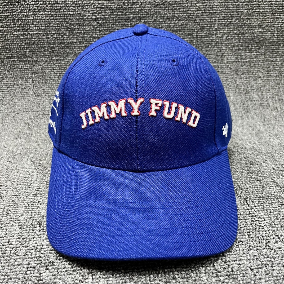 '47 Brand Jimmy Fund Defy Cancer Adjustable Baseball Cap Blue New