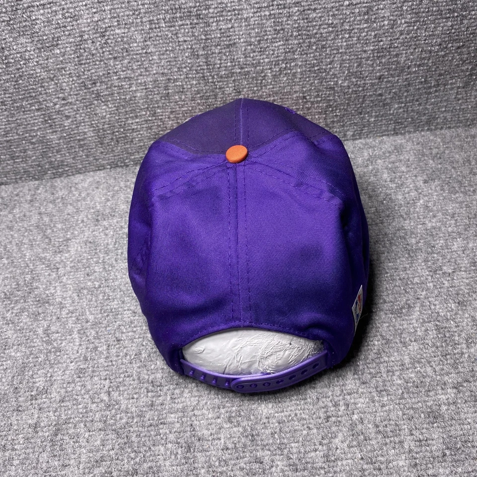 Gorra de colección Phoenix Suns Snap Back para hombre púrpura naranja NBA baloncesto años 90 Foto 4 de 4