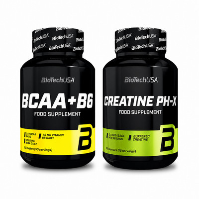 BCAA + VIT B6 + CREATINE PH-X - More energy Muscle growth Recovery Regeneration